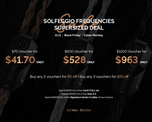 EFFECT AUDIO 11.11 BFCM | SOLFEGGIO FREQUENCIES SUPERSIZED DEAL