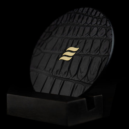 Effect Audio 16th Anniversary | Limited Edition Crocodile Leather Coaster