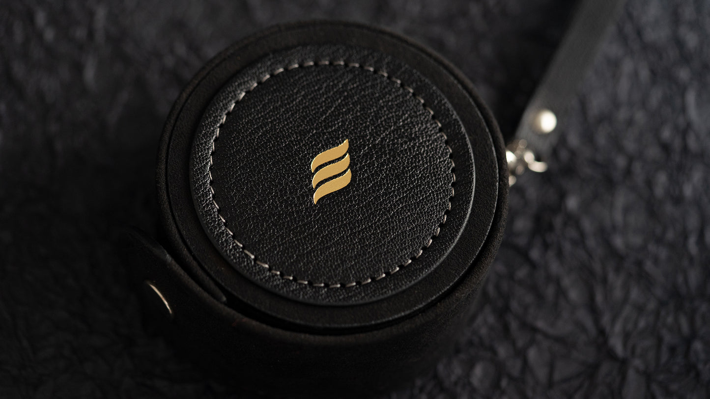 Alcantara & French Goat Leather Carrying Case