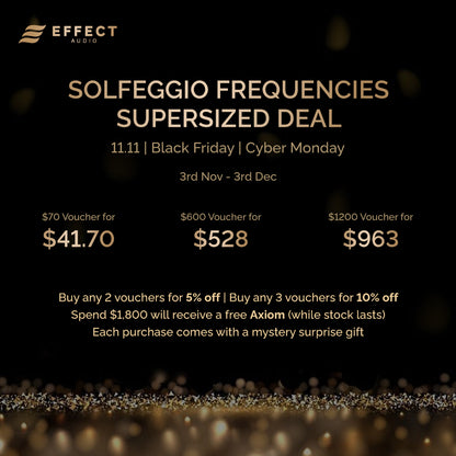 Solfeggio Frequencies Vouchers (2025)